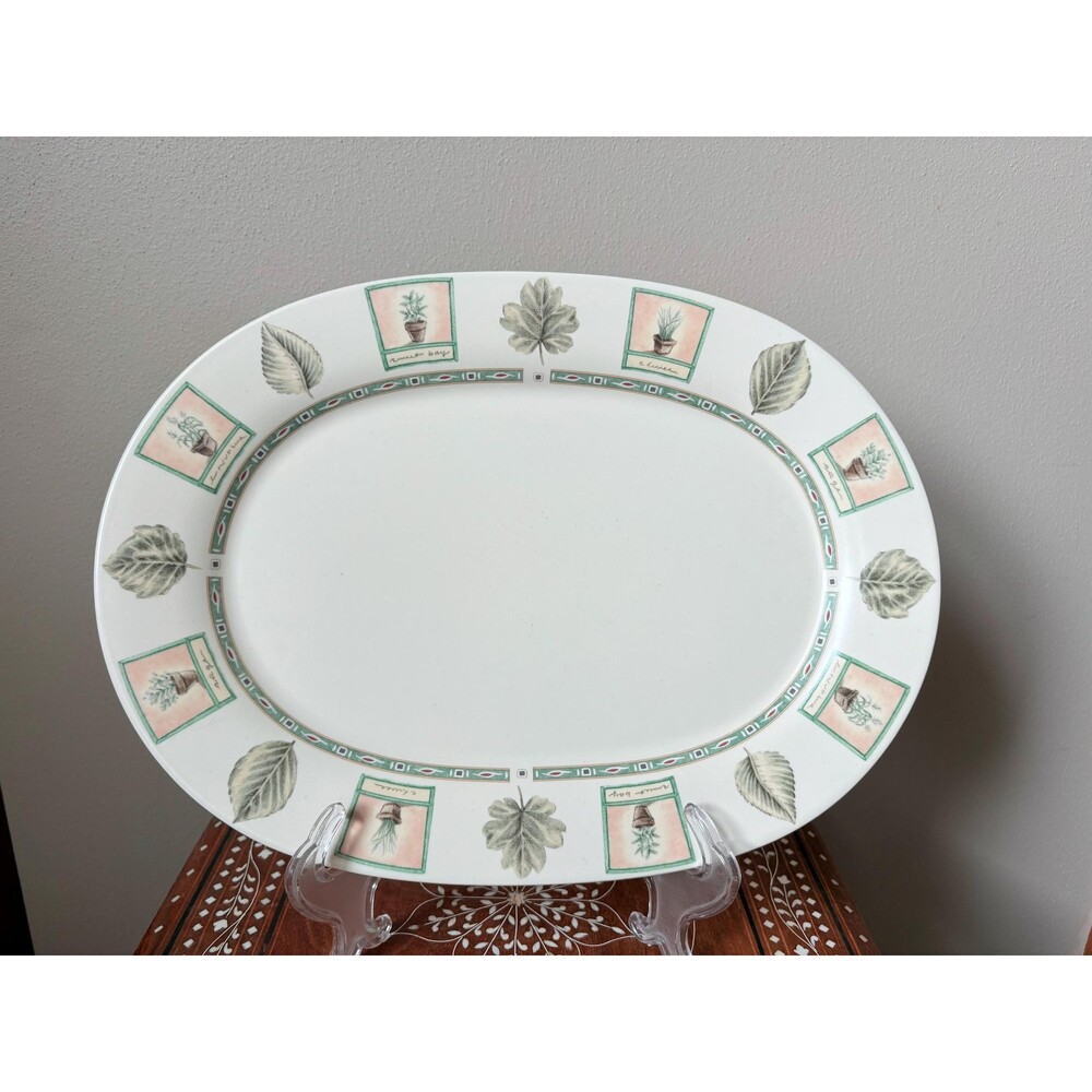 Vintage Pfaltzgraff ‘Naturewood’ Portfolio 14.5” Oval Serving Platter